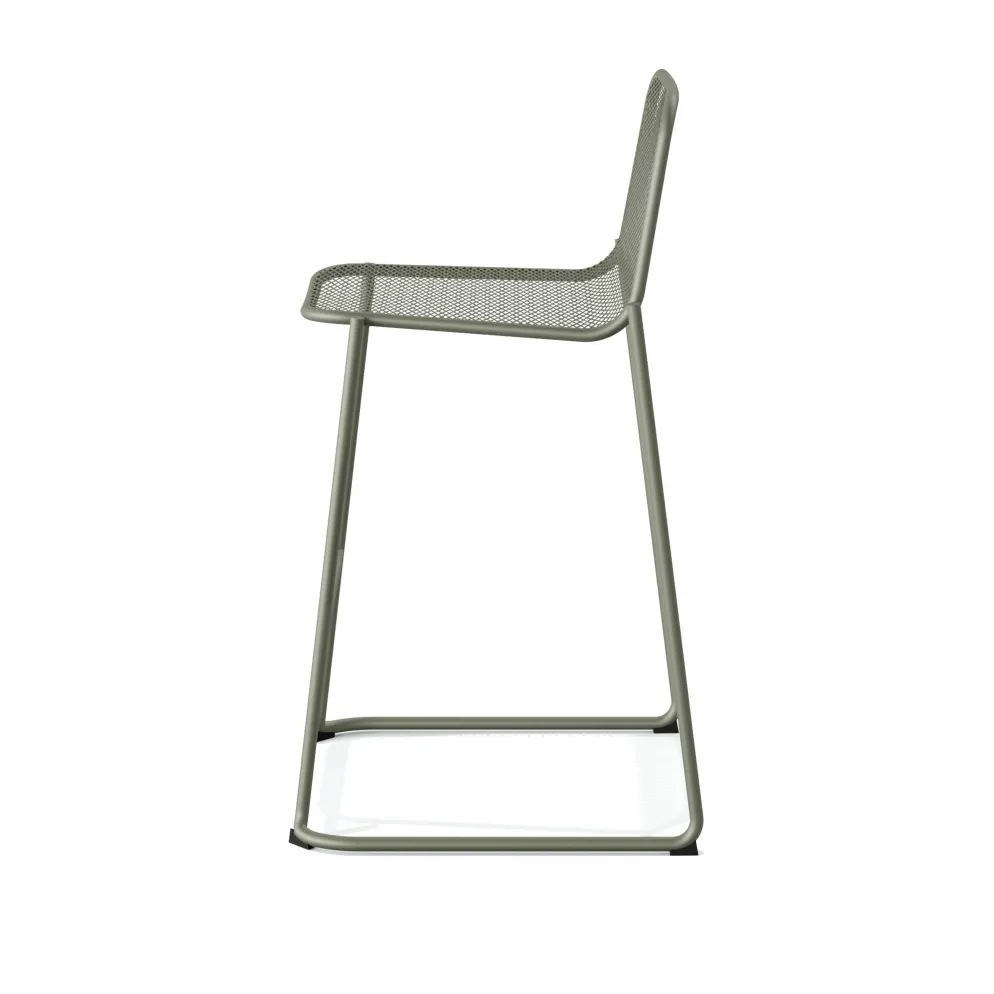 Mase Barhocker Metall stapelbar Grün