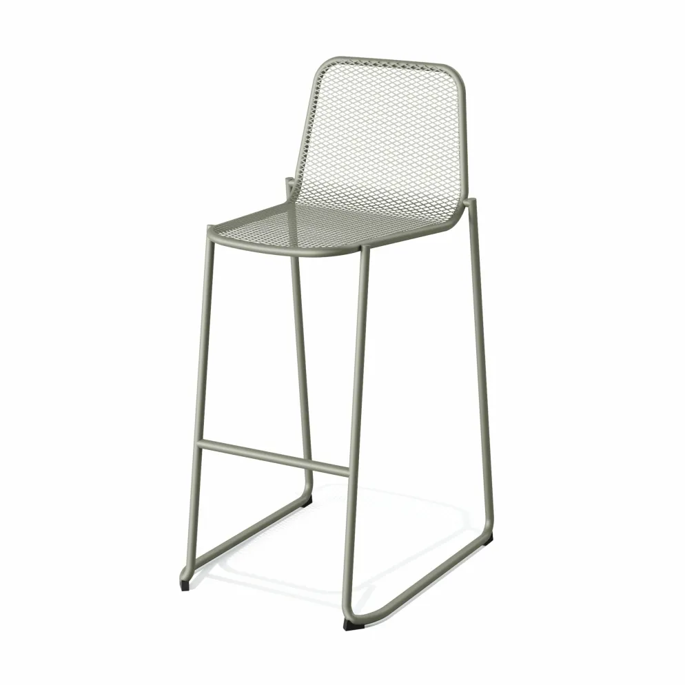 Mase Barhocker Metall stapelbar Grün