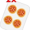 MASTRO Elektro-Pizzaofen für 4+4 Pizzen Ø-35 cm