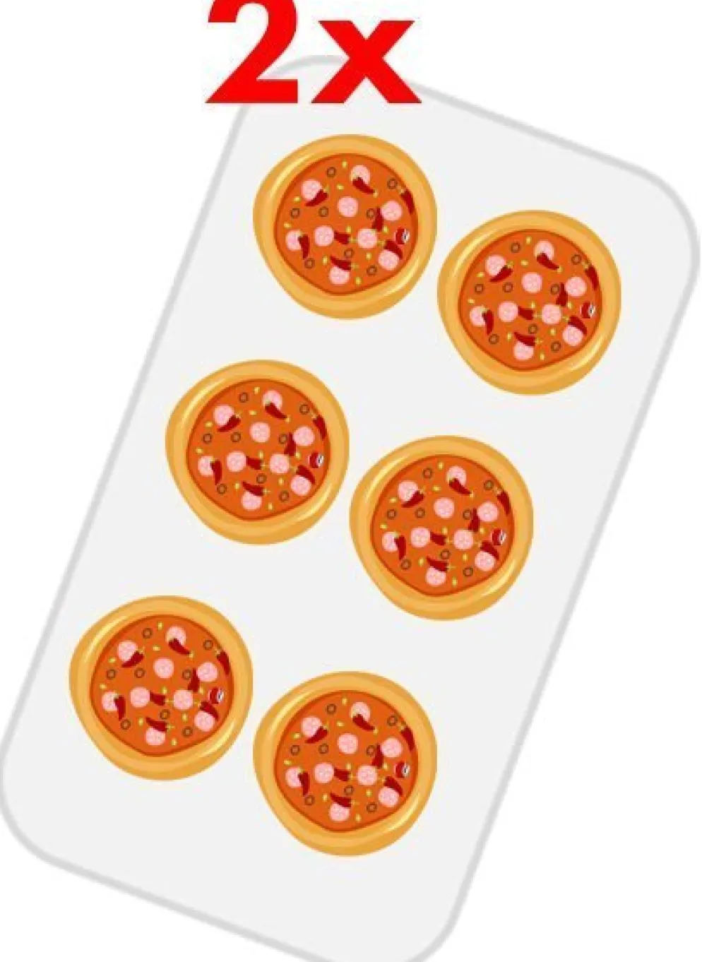 MASTRO Elektro-Pizzaofen für 6+6 Pizzen Ø-35 cm