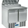 MASTRO Saladette Pizzatisch mit 2 Türen GN 1/1, 5x GN 1/6, Breite 900mm