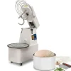 MASTRO Spiralteigkneter auf Räder, 35 kg/41 Liter, Timer abnehmbarer Kessel