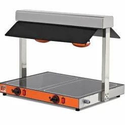 MASTRO Warmhalteplatte 2x GN 1/1 mit 2 Halogenlampen