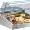 Mehrzweck-Kühlvitrine Super 750 C mit gebogenem Glasaufbau