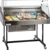 Mehrzweckvitrine Delicious 1000 C mit gebogenem Glasaufbau