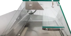 Mehrzweckvitrine Super 2000 mit geradem Glasaufbau