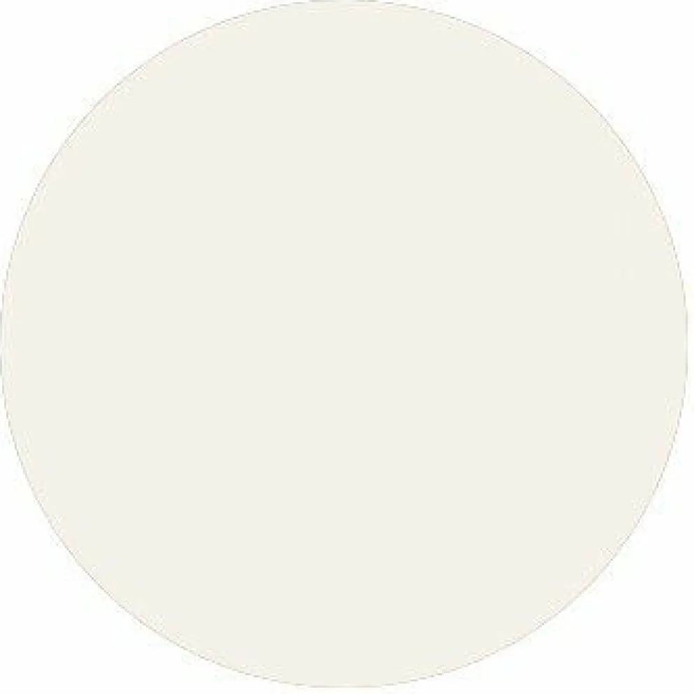 Melamin Runde Tischplatte Weiß, ø 60 cm, Stärke: 2,2 cm