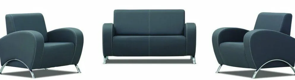 MELODI Sofa 2 Sitzer Grau