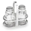 Menage 2-teilig MENAGE 1480, Salz & Pfeffer, Höhe 10 cm, Edelstahl, Glas