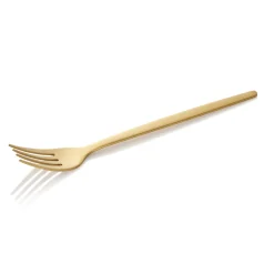Menügabel Set ALEX GOLD, mit gold, matter PVD Beschichtung, 21 cm, Set á 12 Stück