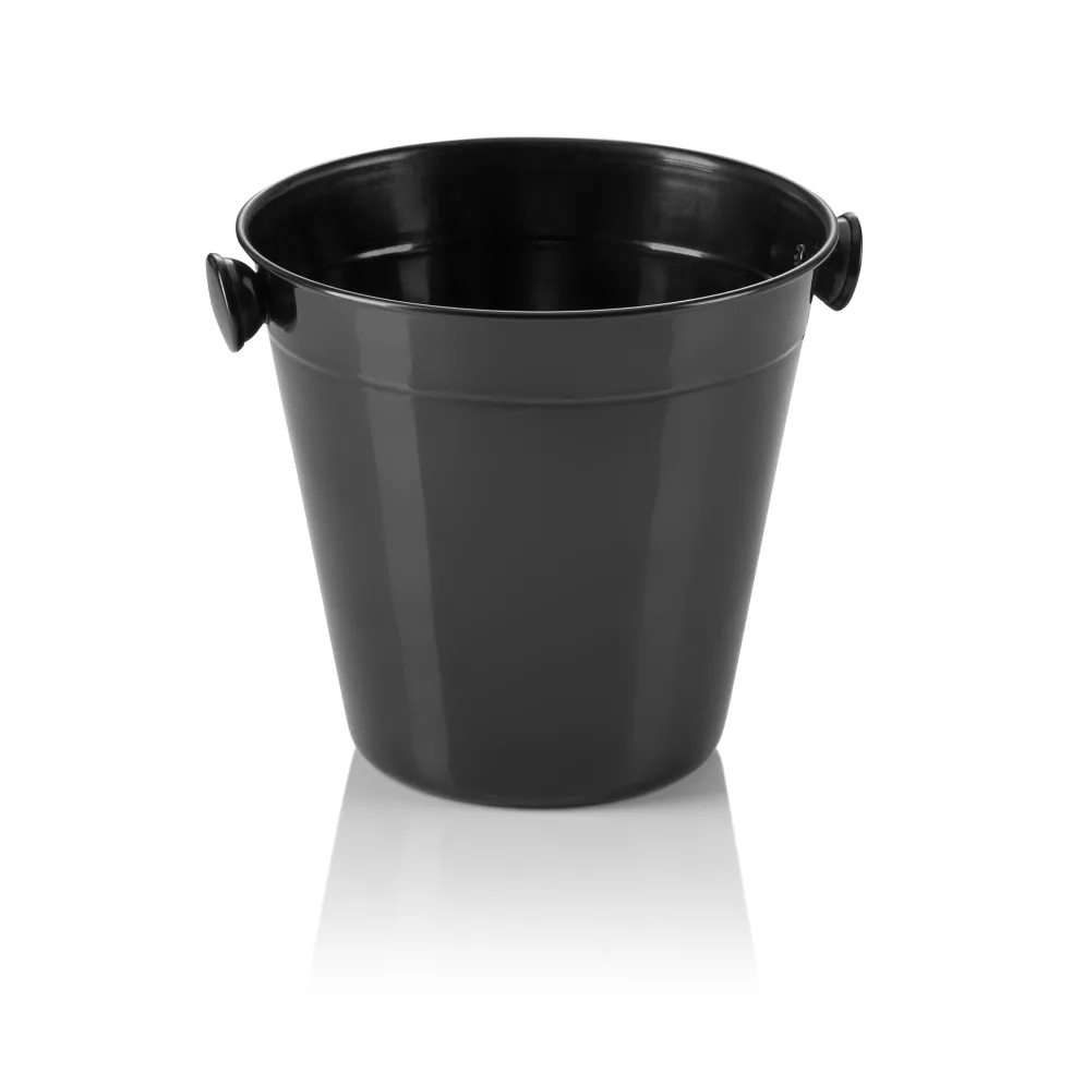 Mini Eiseimer, Ø 14 cm, Höhe 13 cm, 1 Liter, PVD schwarz, Chromnickelstahl