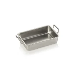 Mini Servierbräter STEEL & STYLE HERITAGE, 18 x 11,5 x 4,5 cm, 410 ml, Chromnickelstahl 18/8
