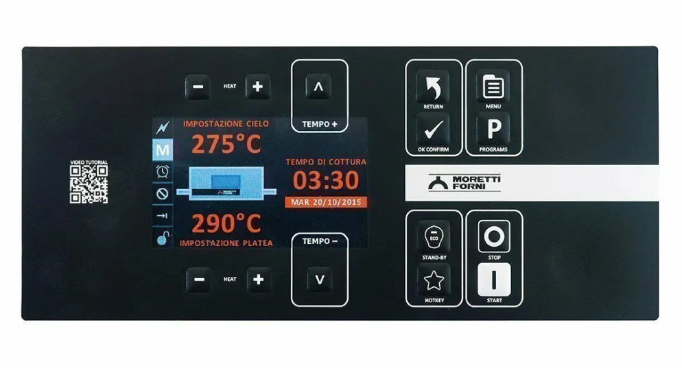 MORETTI Elektro Durchlauf-Pizzaofen T75E, 500mm Bandbreite