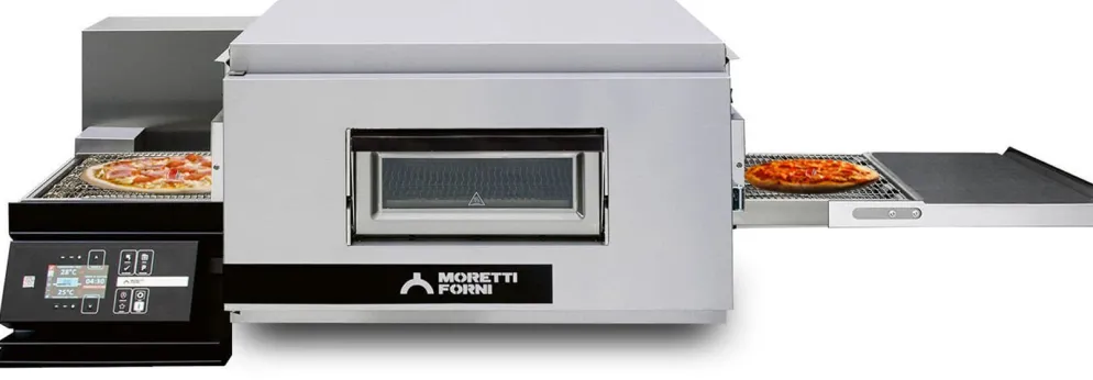 MORETTI Elektro Durchlauf-Pizzaofen T75E, 500mm Bandbreite