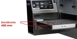MORETTI Elektro Durchlauf-Pizzaofen T64E, 406mm Bandbreite