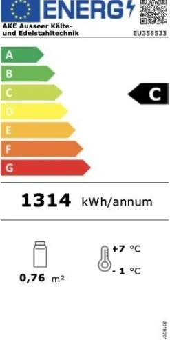 NordCap AKE Aufsatzkühlvitrine AKV-S 147 BSR