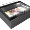 NORDCAP Auftisch-Eisvitrine MINI CREAM 4V LED GRAU