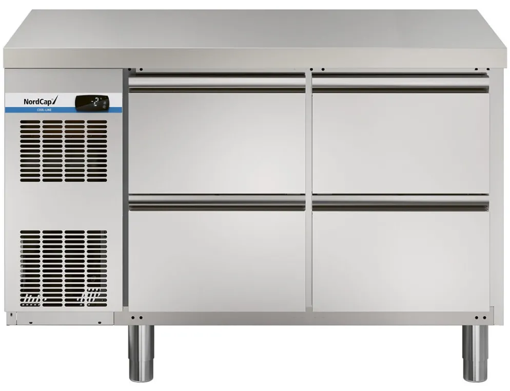 NordCap COOL-LINE Kühltisch (2 Abteile) KT-CL 1241 4Z