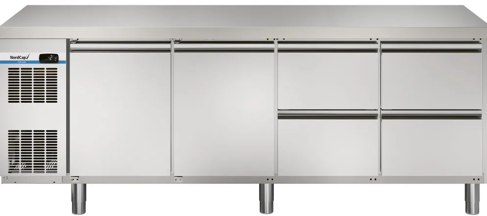 NordCap COOL-LINE Kühltisch (4 Abteile) KT-CL 2149 2T 4Z