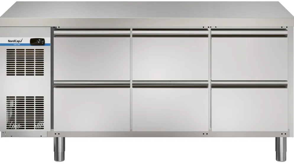 NordCap COOL-LINE Kühltisch (3 Abteile) KT-CL 1695 6Z