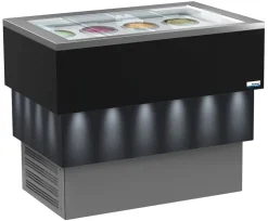 NordCap COOL-LINE Speiseeisvitrine Carrara Dark Vista 8