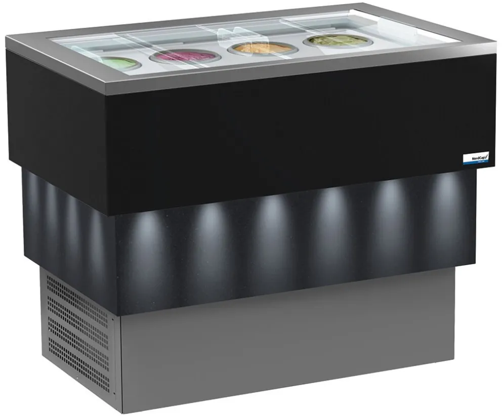 NordCap COOL-LINE Speiseeisvitrine Carrara Dark Vista 8
