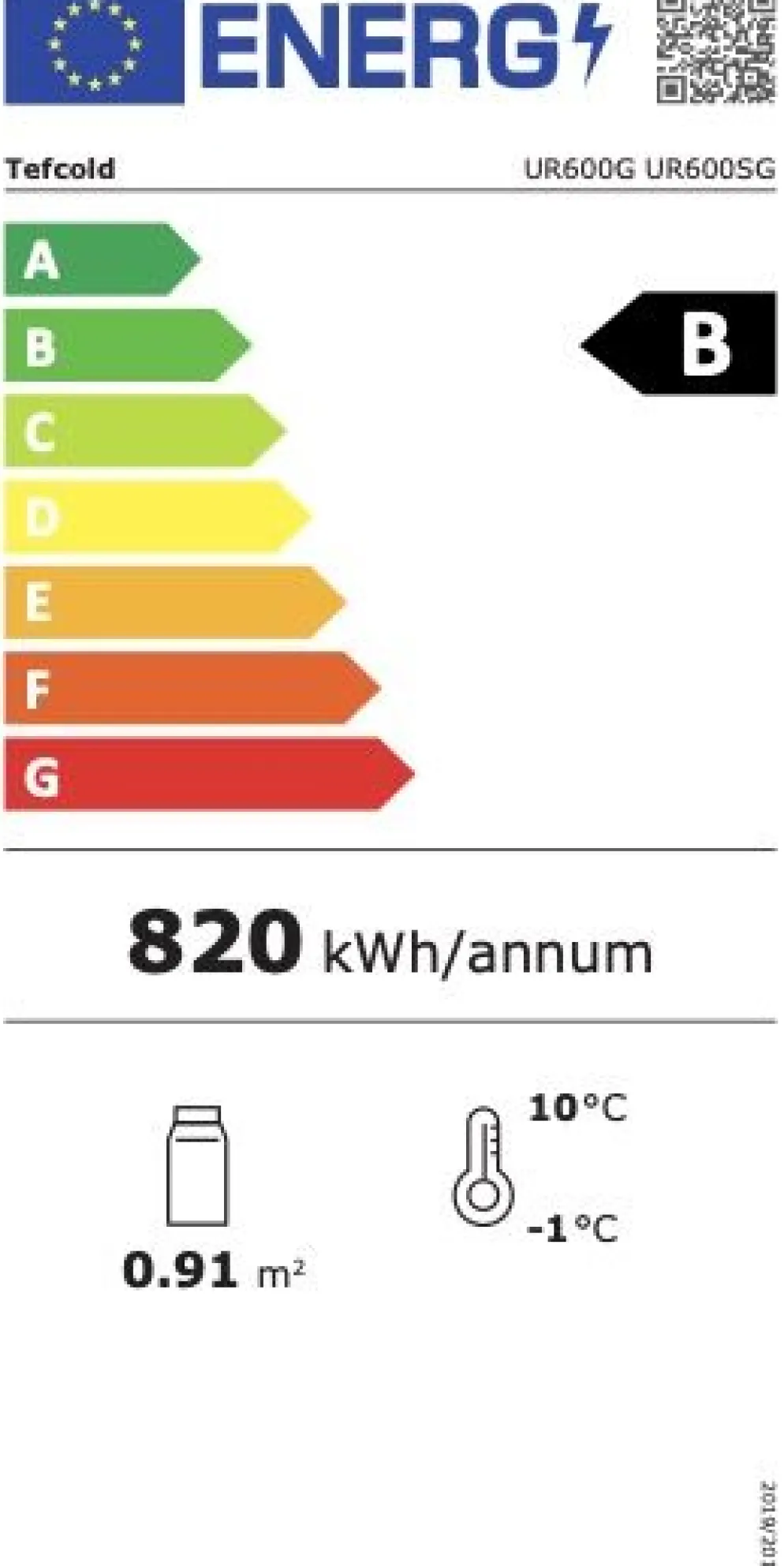 NordCap COOL-LINE Umluft-Gewerbekühlschrank UKS 620-G BLACK
