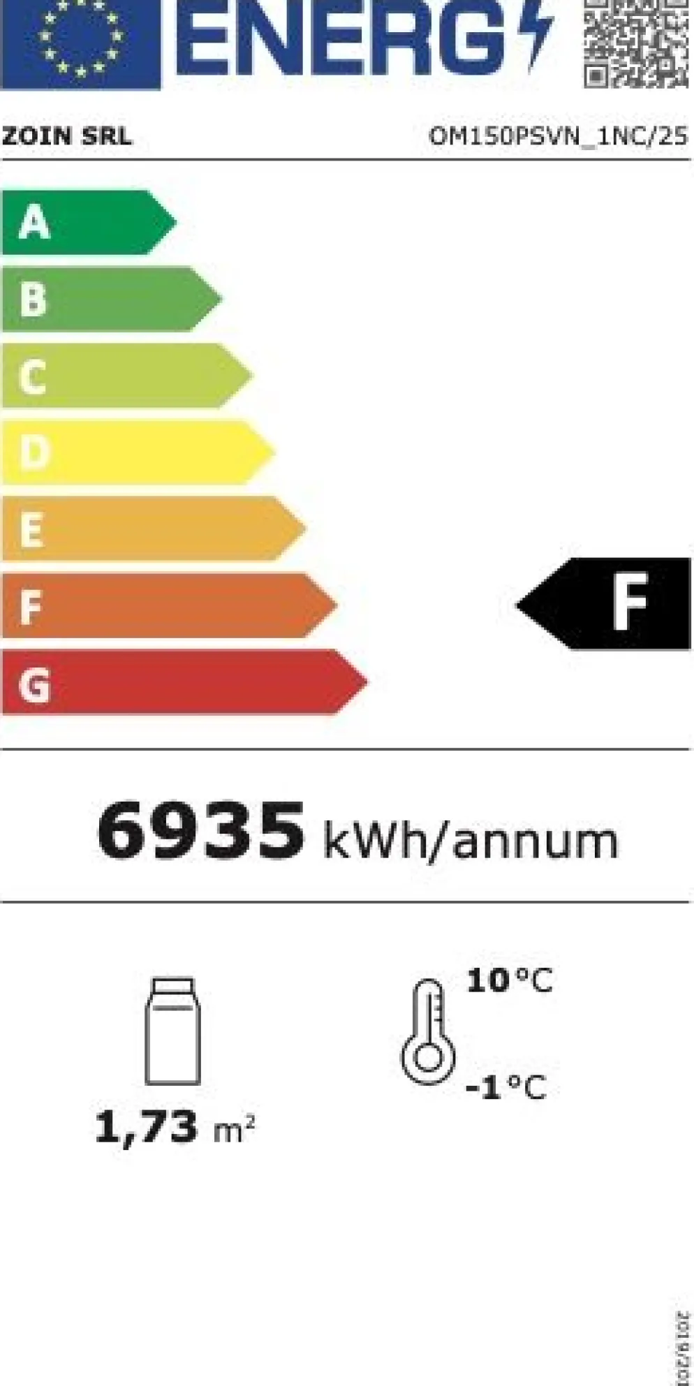 NordCap COOL-LINE Wandkühlregal OLIMPO-O 150 inkl. Nachtrollo