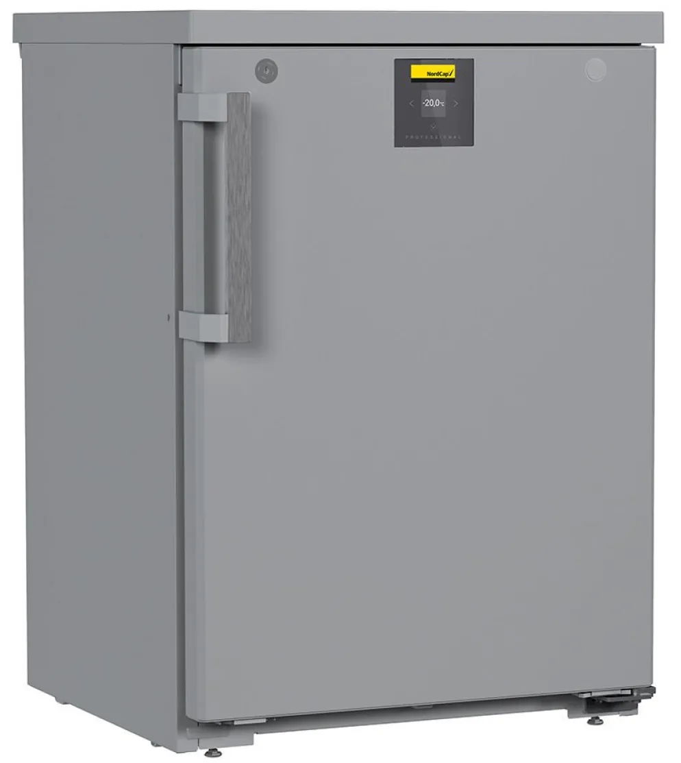 NordCap Edelstahl Gewerbetiefkühlschrank TK 150, 101 Liter