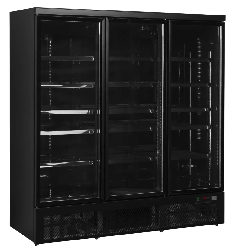 NORDCAP Glastürkühlschrank ATOM MAXI KS 3T-BB