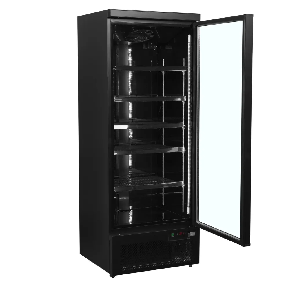 NORDCAP Glastürkühlschrank ATOM MAXI KS 1T-BB