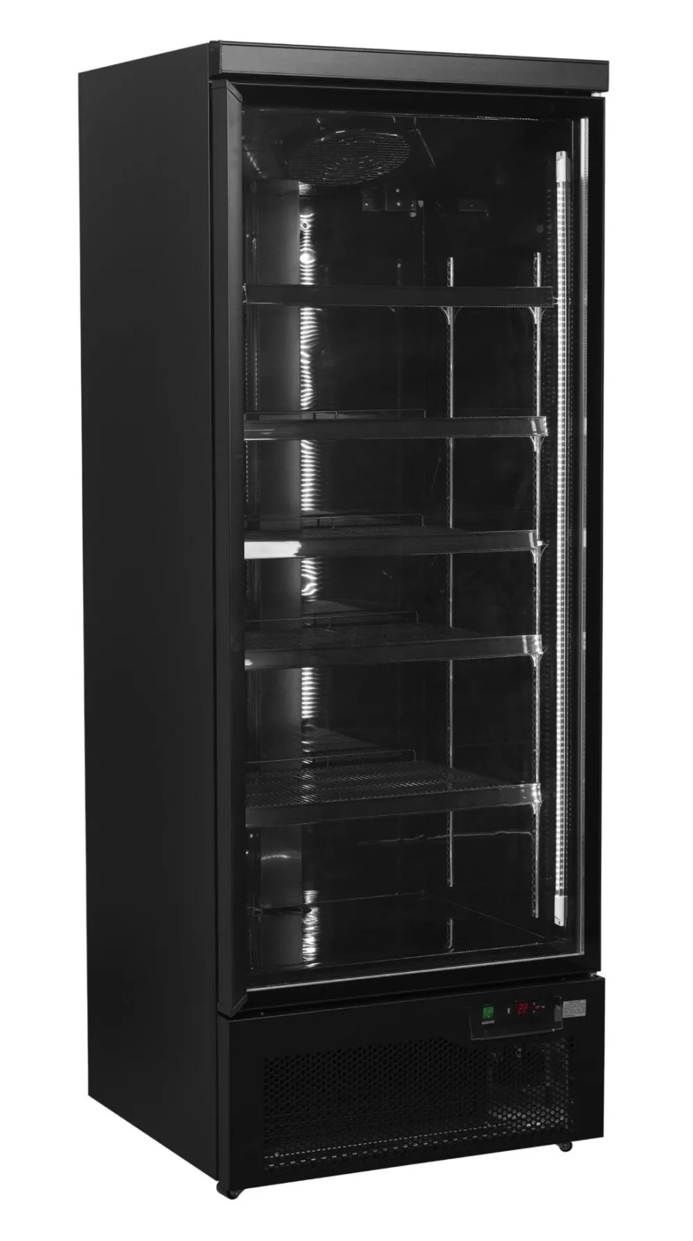 NORDCAP Glastürkühlschrank ATOM MAXI KS 1T-BB