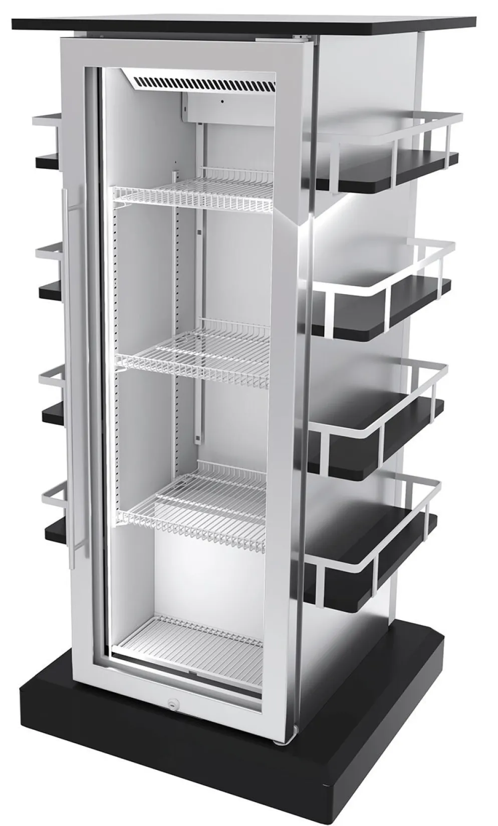 NordCap Glastürkühlschrank CC90