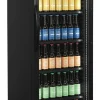 NORDCAP Glastürkühlschrank KU 385 G II BLACK, Breite 595mm
