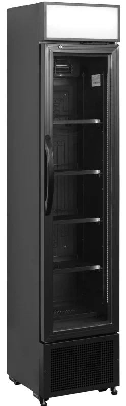 NORDCAP Glastürkühlschrank KU 175 G-SP BLACK