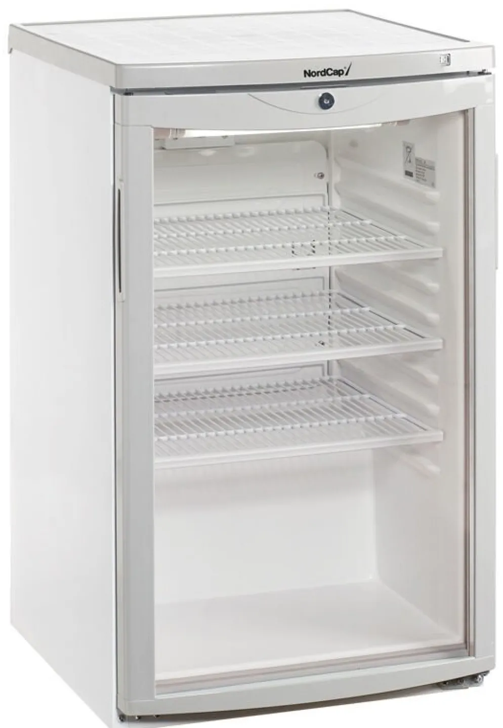 NORDCAP Glastürkühlschrank UKU 145 G
