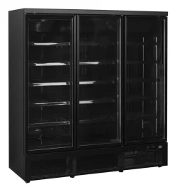 NORDCAP Glastürtiefkühlschrank ATOM MAXI TK 3T-BB
