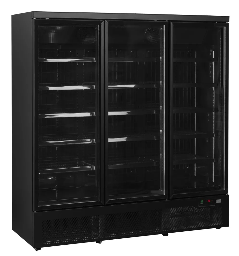 NORDCAP Glastürtiefkühlschrank ATOM MAXI TK 3T-BB