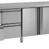 NordCap Kühltisch KTM4, 2 Türen, 4 Schubladen GN1/2, 2230x700x860mm