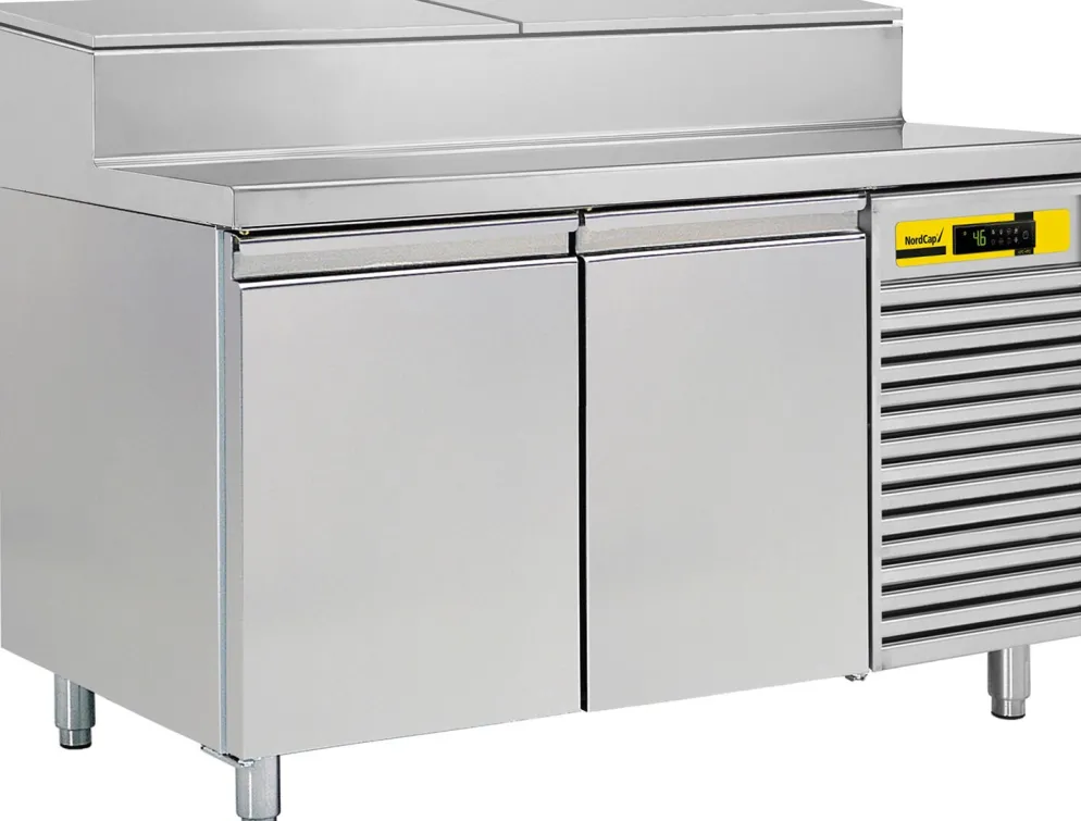 NORDCAP Pizza-Belegstation APKTM 2T, EN 600x400mm, Breite 1480mm