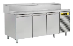 NORDCAP Pizza-Belegstation APKTM 3T, EN 600x400mm, Breite 2020mm