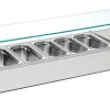 NORDCAP Pizzakühltisch-Aufsatz A1610 für 6x GN1/3, Breite 1610mm