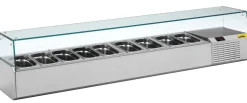 NORDCAP Pizzakühltisch-Aufsatz A2020 für 9x GN1/4, Breite 2020mm