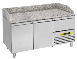 NORDCAP Pizzakühltisch PT 2-C, EN 600x400mm, Breite 1610mm