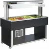NordCap Salatbar TR-GREEN 6/1, elektrische Haube, Farbe Wenge