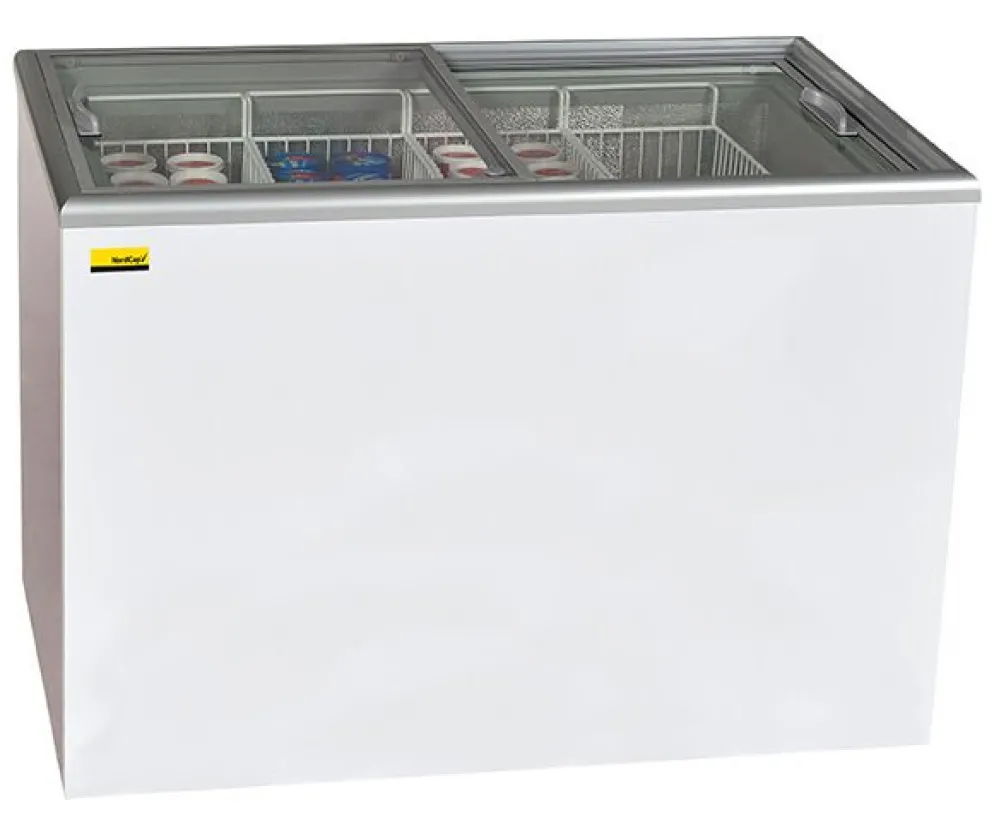 NORDCAP Tiefkühltruhe NOVA 45, Glasschiebedeckel, Breite 1344mm