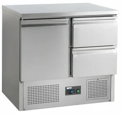 NordCap Universalkühltisch KT 9 1T-2Z,1 Tür, 2x 1/2 Schubladen