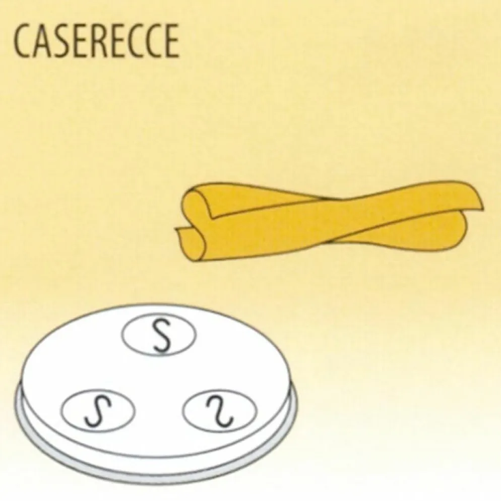 Nudelform Caserecce für Nudelmaschine 2,5kg bis 4kg
