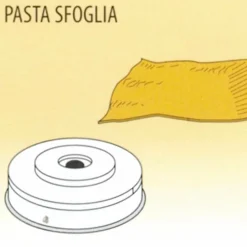 Nudelform Pasta sfoglia für Nudelmaschine 2,5kg bis 4kg