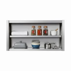 Offener Wandhängeschrank mit Zwischenboden, Breite 1000 mm